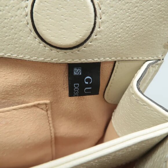 100% Authentic GUCCI Ophidia Chain Brown Flora Canvas Shoulder Bag - Picture 11 of 12